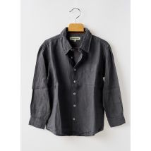 EUROPANN - Chemise manches longues gris en lin - Garçon - Taille TU - Modz