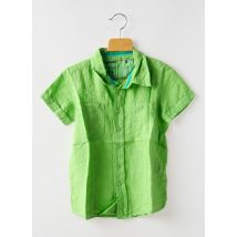 EUROPANN - Chemise manches courtes vert en lin - Garçon - Taille TU - Modz
