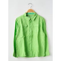 EUROPANN - Chemise manches longues vert en lin - Garçon - Taille TU - Modz