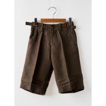 EUROPANN - Bermuda marron en lin - Garçon - Taille TU - Modz