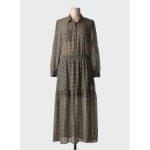 RUE MAZARINE - Robe longue gris en polyester - Femme - Taille 38 - Modz