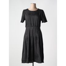 CHERRY PARIS - Robe mi-longue noir en polyester - Femme - Taille 36 - Modz