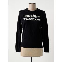 MADEMOISELLE YEYE - Pull noir en coton - Femme - Taille 38 - Modz