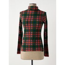 KING LOUIE - Pull col roulé vert en viscose - Femme - Taille 38 - Modz