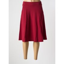 KING LOUIE - Jupe mi-longue rouge en viscose - Femme - Taille 40 - Modz