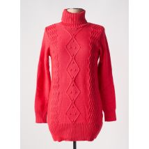 DUGER - Pull tunique rouge en acrylique - Femme - Taille 42 - Modz