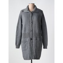 DUGER - Gilet manches longues gris en acrylique - Femme - Taille 38 - Modz