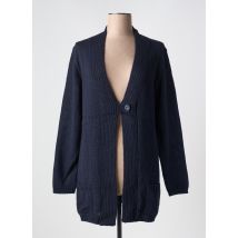 DUGER - Gilet manches longues bleu en mohair - Femme - Taille 42 - Modz