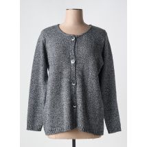 DUGER - Gilet manches longues gris en acrylique - Femme - Taille 40 - Modz