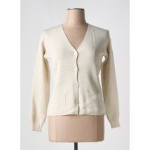 DUGER - Gilet manches longues beige en acrylique - Femme - Taille 40 - Modz