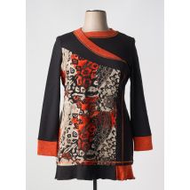 S.QUISE - Tunique manches longues noir en viscose - Femme - Taille 46 - Modz
