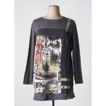 S.QUISE - Tunique manches longues gris en polyester - Femme - Taille 48 - Modz