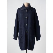 DUGER - Gilet manches longues bleu en acrylique - Femme - Taille 44 - Modz