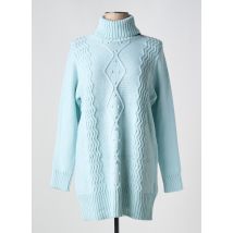 DUGER - Pull bleu en laine - Femme - Taille 44 - Modz