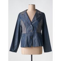 S.QUISE - Blazer bleu en coton - Femme - Taille 42 - Modz