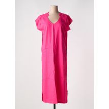 ÉTYMOLOGIE - Robe longue rose en lin - Femme - Taille 36 - Modz