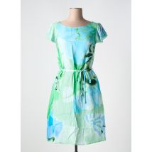 AGATHE & LOUISE - Robe mi-longue bleu en viscose - Femme - Taille 40 - Modz