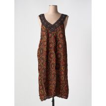 AGATHE & LOUISE - Robe mi-longue noir en viscose - Femme - Taille 38 - Modz
