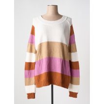 PERSPECTIVES - Pull beige en laine - Femme - Taille 40 - Modz