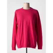PERSPECTIVES - Pull rose en merinos - Femme - Taille 42 - Modz