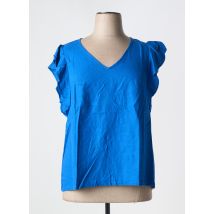 ÉTYMOLOGIE - Blouse bleu en lin - Femme - Taille 46 - Modz