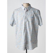 BLACKS LEGEND - Chemise manches courtes bleu en coton - Homme - Taille XXL - Modz