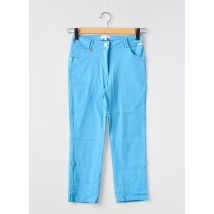 AGATHE & LOUISE - Pantacourt bleu en coton - Femme - Taille 36 - Modz
