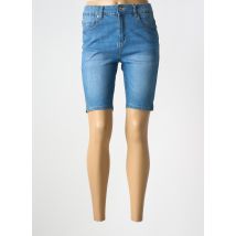 LEE COOPER - Bermuda bleu en coton - Femme - Taille W27 - Modz