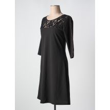 LILI & CAROLINE - Robe mi-longue noir en polyester - Femme - Taille 38 - Modz