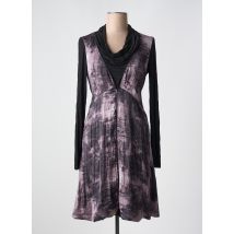 DECA - Robe mi-longue violet en polyester - Femme - Taille 40 - Modz