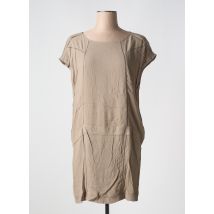 COMPTOIR DES COTONNIERS - Robe courte marron en viscose - Femme - Taille 40 - Modz