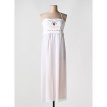COP COPINE - Robe mi-longue blanc en viscose - Femme - Taille 40 - Modz