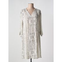 FRANSA - Robe mi-longue beige en viscose - Femme - Taille 36 - Modz