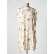 MSCH COPENHAGEN - Robe mi-longue beige en viscose - Femme - Taille 38 - Modz