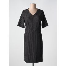 LILI & CAROLINE - Robe mi-longue noir en polyester - Femme - Taille 38 - Modz