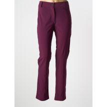 3322 - Pantalon slim violet en polyamide - Femme - Taille 36 - Modz