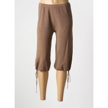 ROSE NACRE - Corsaire marron en viscose - Femme - Taille 40 - Modz