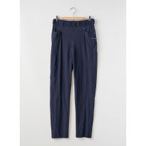 DECA - Pantalon droit bleu en nylon - Femme - Taille 38 - Modz