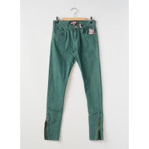 ALCOTT - Pantalon slim vert en coton - Femme - Taille W26 - Modz