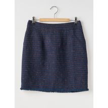 NAF NAF - Jupe courte bleu en acrylique - Femme - Taille 34 - Modz
