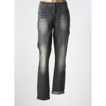 GINA LAURA - Jeans coupe slim gris en coton - Femme - Taille 44 - Modz
