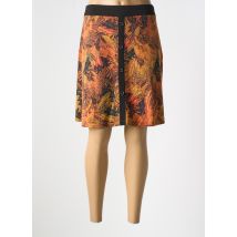 LILI & CAROLINE - Jupe courte marron en polyester - Femme - Taille 38 - Modz