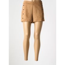 NAF NAF - Short marron en polyester - Femme - Taille 42 - Modz