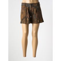 LILI & CAROLINE - Short marron en coton - Femme - Taille 38 - Modz
