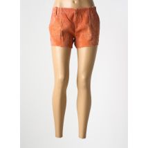 CUSTO - Short orange en coton - Femme - Taille 44 - Modz