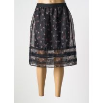 NAF NAF - Jupe mi-longue noir en polyester - Femme - Taille 38 - Modz