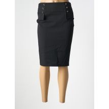 MISS TIC - Jupe mi-longue noir en polyester - Femme - Taille 38 - Modz