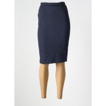 ONE STEP - Jupe mi-longue bleu en viscose - Femme - Taille 36 - Modz