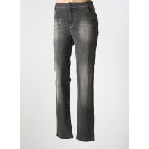 GINA LAURA - Jeans coupe slim gris en coton - Femme - Taille 42 - Modz