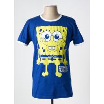 LOGOSHIRT - T-shirt bleu en coton - Homme - Taille L - Modz